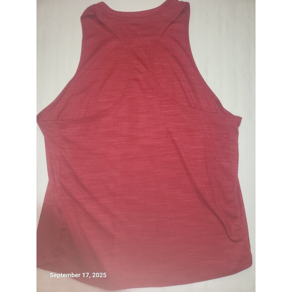 Adidas Womens Athletic Tank Top Red Sz Large EUC - Picture 2 of 3